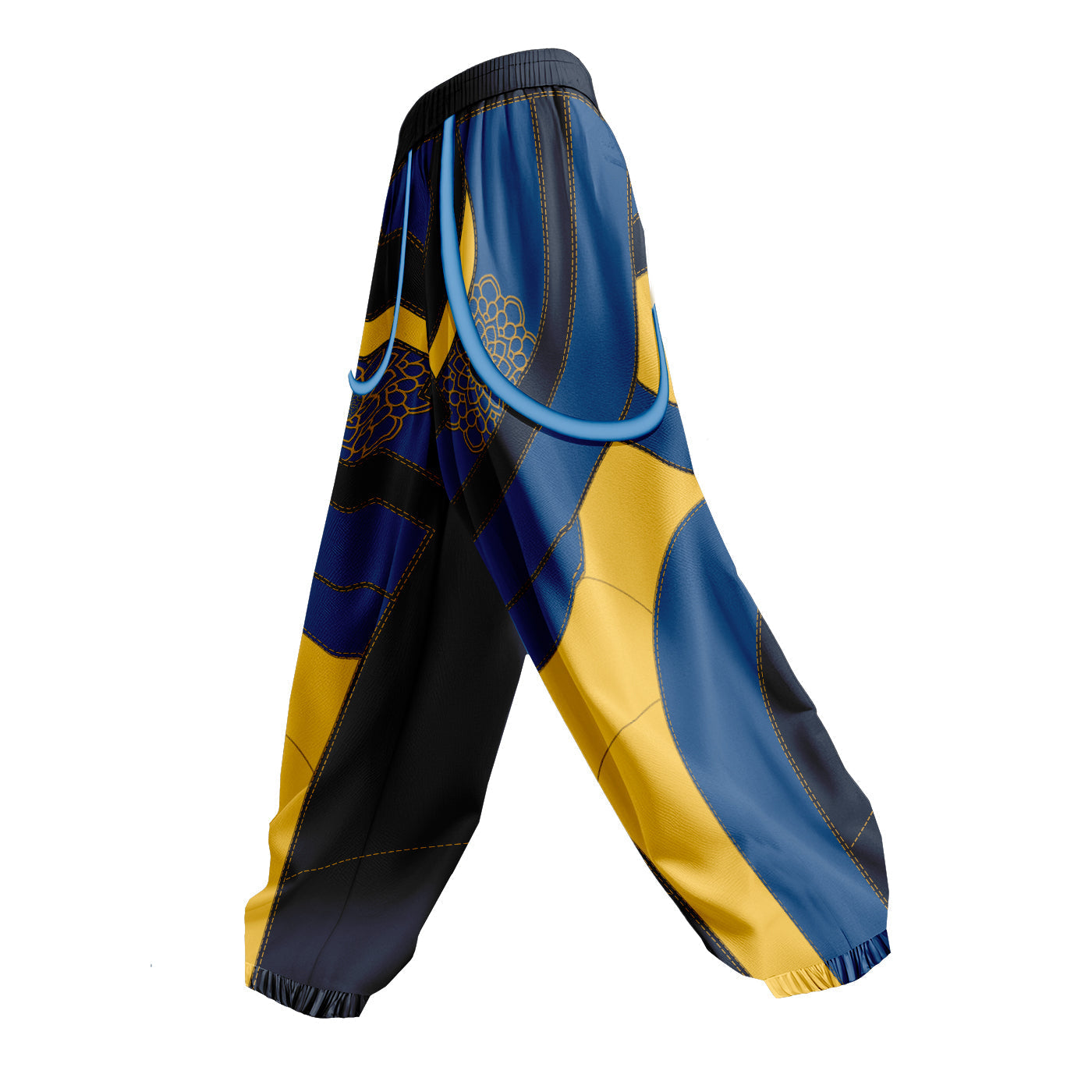 Demon Huntress Parachute Pants with Straps