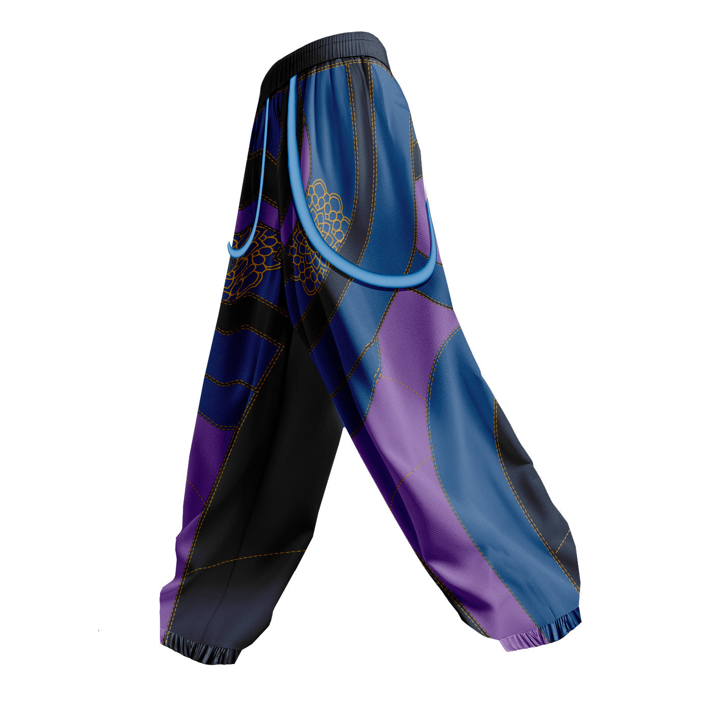 Demon Huntress Parachute Pants with Straps