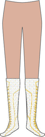 Huntress Golden Boot Covers with Mesh Leggings