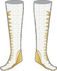 Huntress Golden Boot Covers