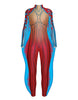 Sea Creature LS Tneck Zipper Back Unitard with Fins