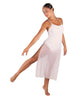 Solid Chiffon Long Panel Dress