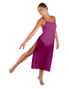 Solid Chiffon Long Panel Dress
