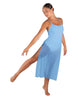 Solid Chiffon Long Panel Dress