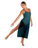 Solid Chiffon Long Panel Dress