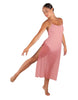Solid Chiffon Long Panel Dress