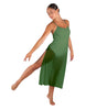 Solid Chiffon Long Panel Dress