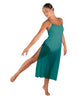 Solid Chiffon Long Panel Dress