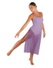 Solid Chiffon Long Panel Dress