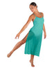 Solid Chiffon Long Panel Dress