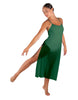 Solid Chiffon Long Panel Dress
