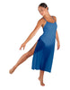 Solid Chiffon Long Panel Dress