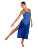 Solid Chiffon Long Panel Dress