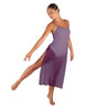 Solid Chiffon Long Panel Dress