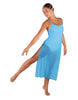 Solid Chiffon Long Panel Dress