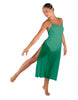 Solid Chiffon Long Panel Dress