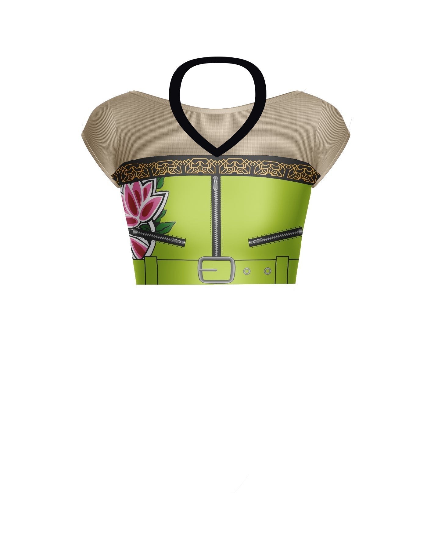 Demon Huntress Posh Top With Binding