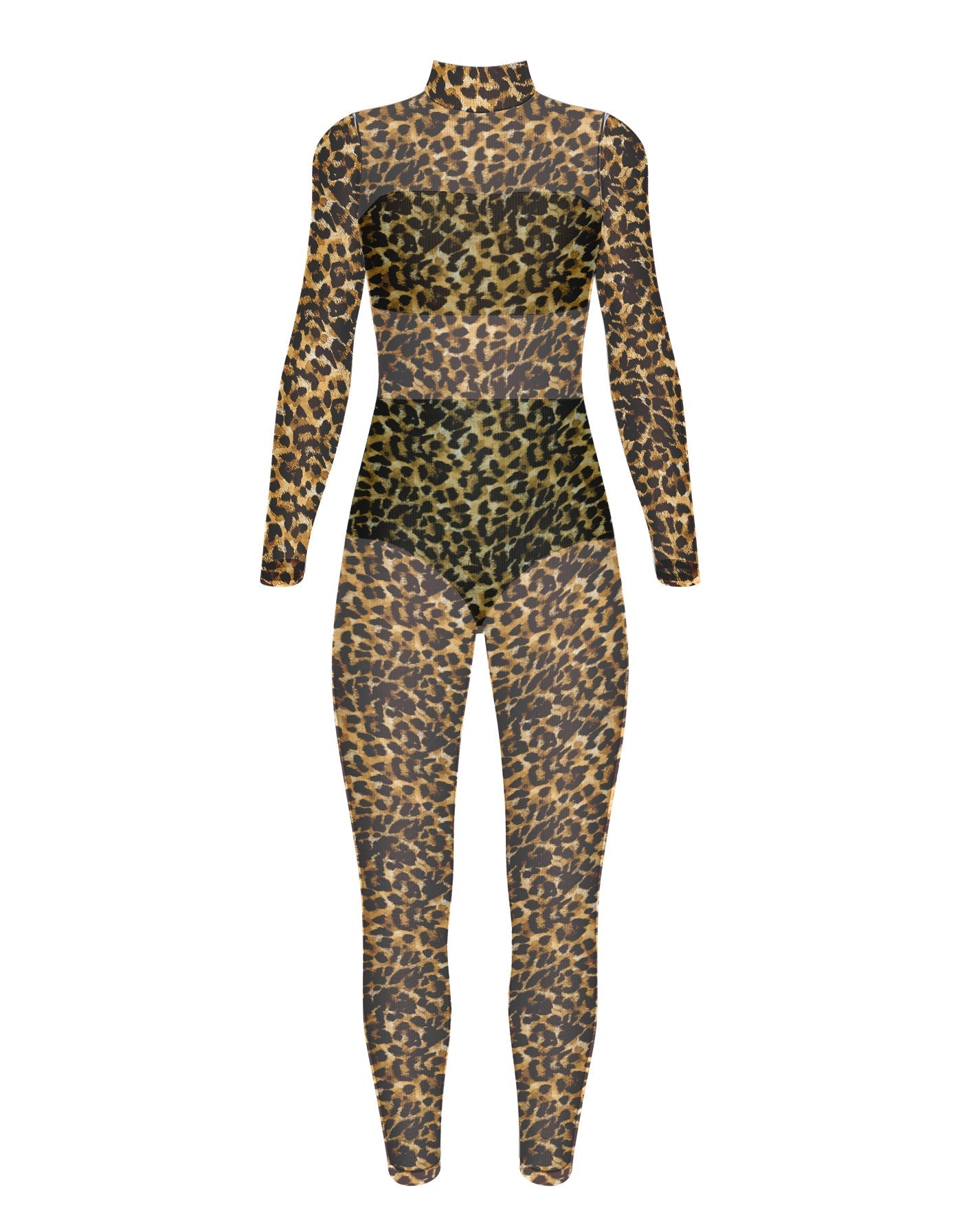Fierce LS Tneck Open Back Unitard with Bandeau and Panty