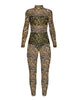 Fierce LS Tneck Open Back Unitard with Bandeau and Panty