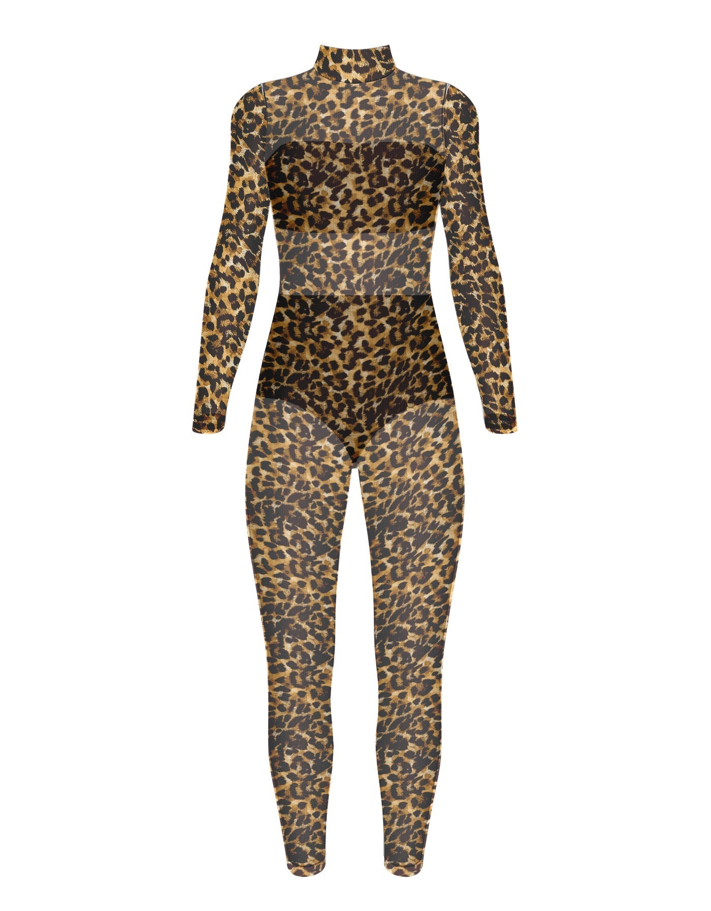 Fierce LS Tneck Open Back Unitard with Bandeau and Panty