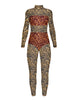 Fierce LS Tneck Open Back Unitard with Bandeau and Panty