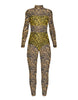 Fierce LS Tneck Open Back Unitard with Bandeau and Panty