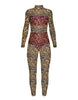 Fierce LS Tneck Open Back Unitard with Bandeau and Panty