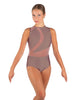 Solid Lycra Embrace Sleeveless Leotard