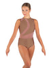 Solid Lycra Embrace Sleeveless Leotard