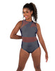 Solid Lycra Ambition Sleeveless Leotard