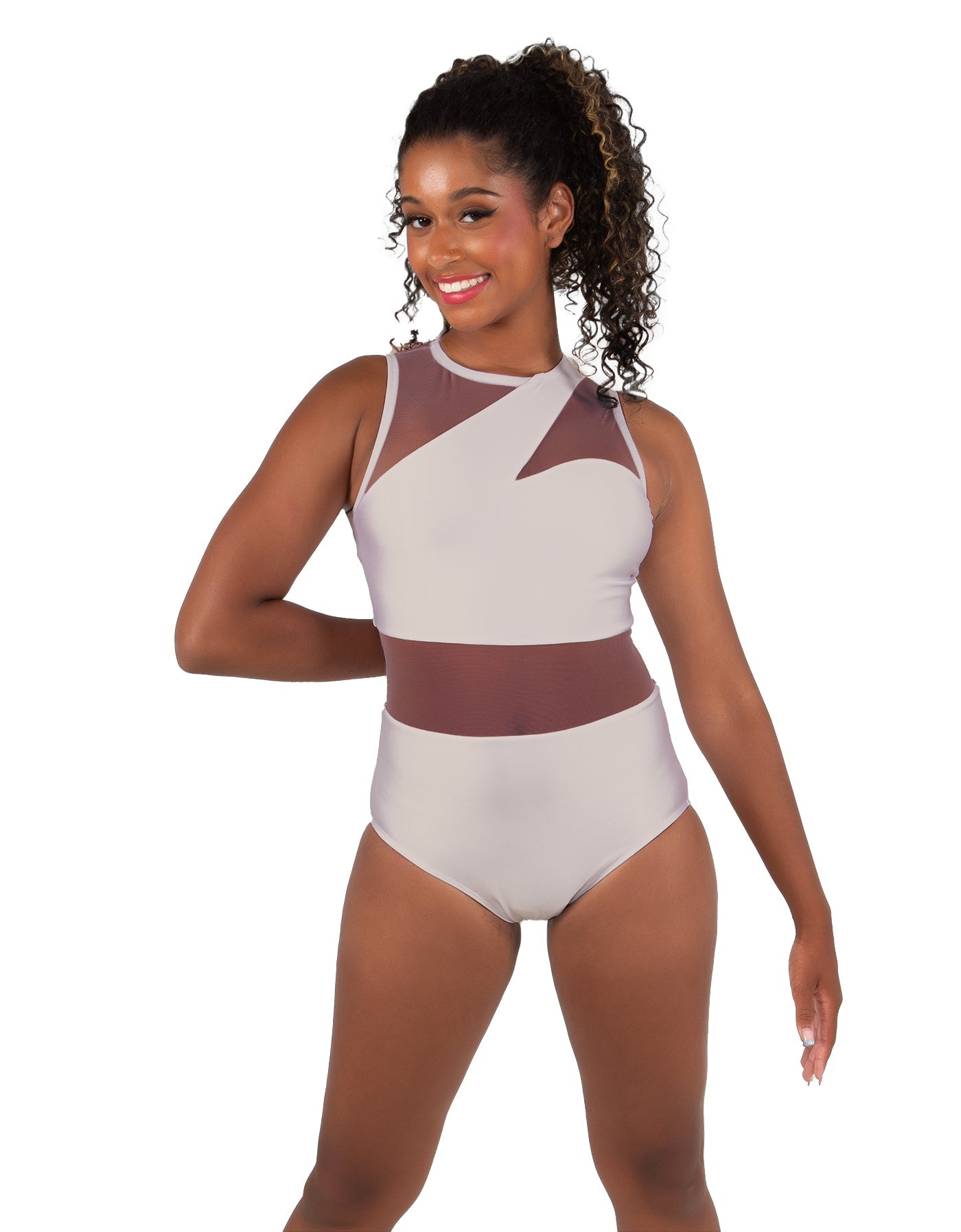 Solid Lycra Ambition Sleeveless Leotard