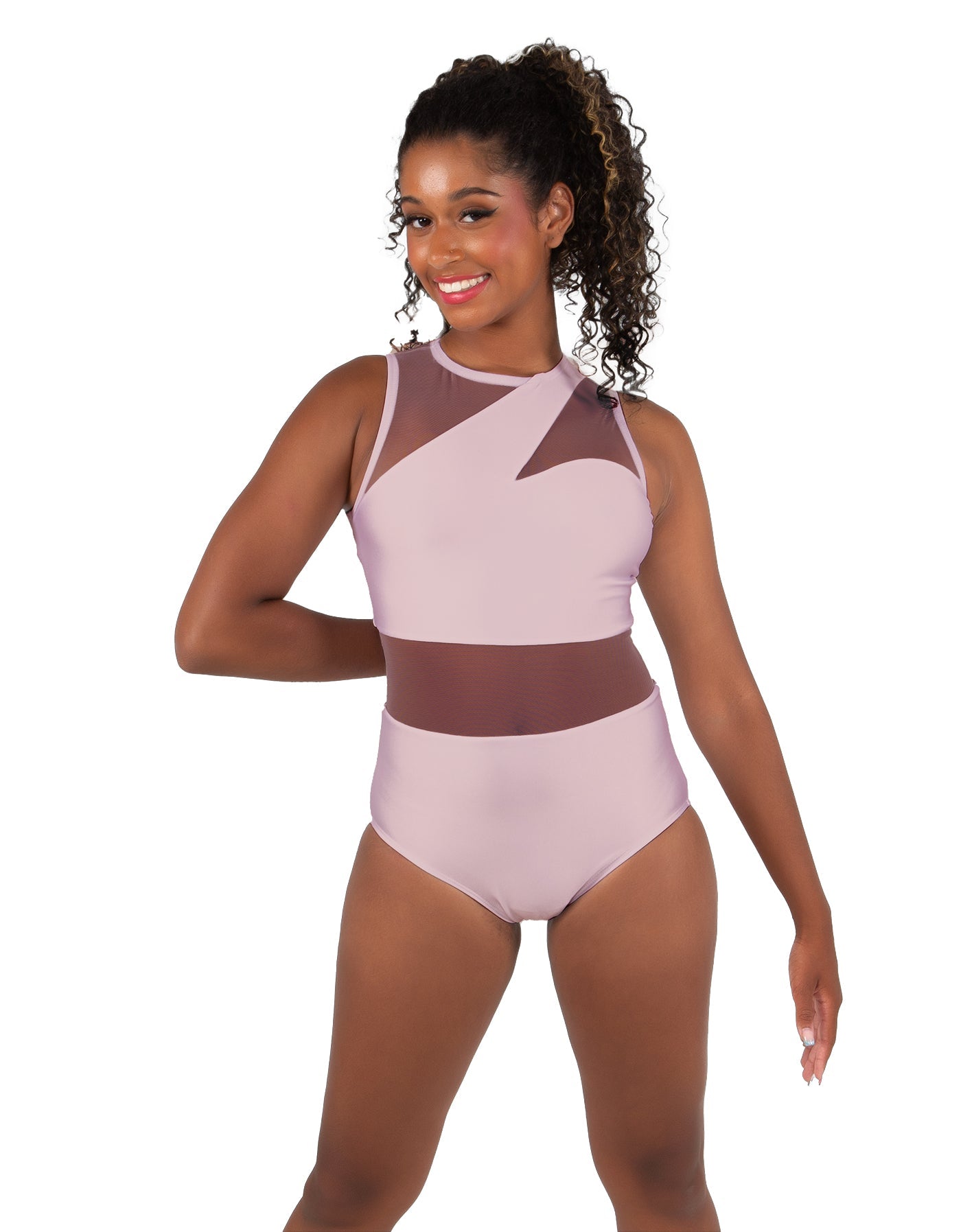 Solid Lycra Ambition Sleeveless Leotard