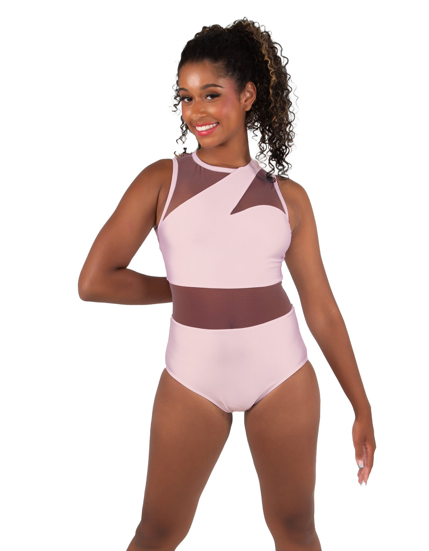 Solid Lycra Ambition Sleeveless Leotard