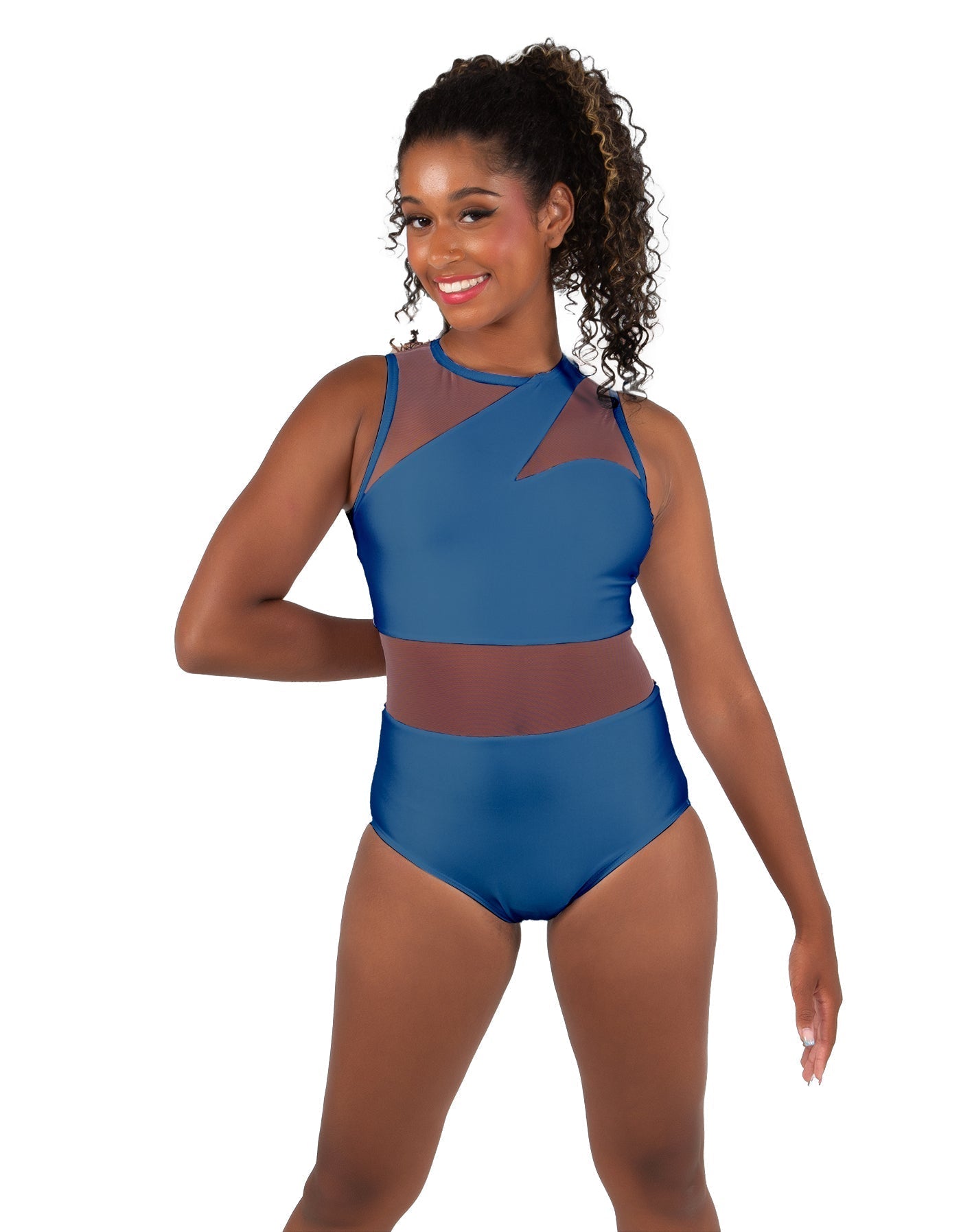 Solid Lycra Ambition Sleeveless Leotard