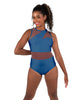 Solid Lycra Ambition Sleeveless Leotard