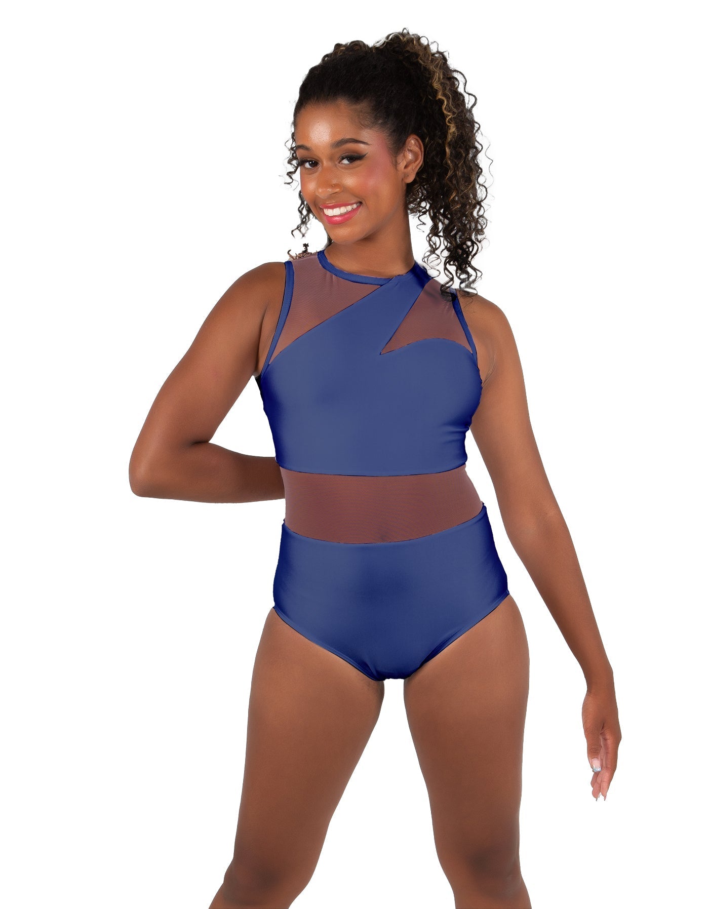 Solid Lycra Ambition Sleeveless Leotard