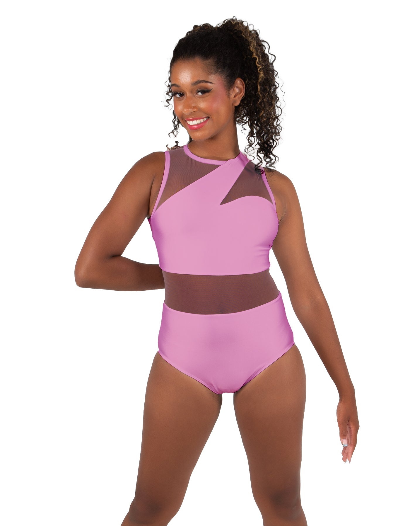 Solid Lycra Ambition Sleeveless Leotard