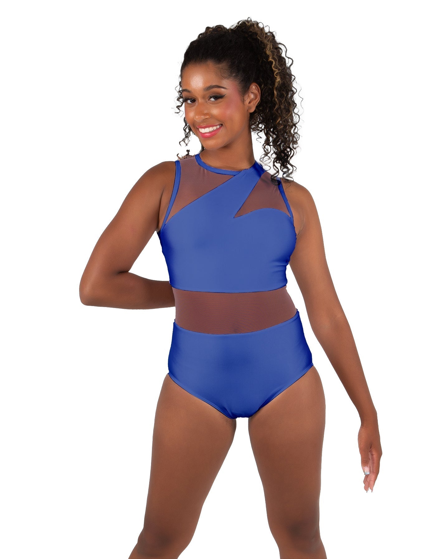Solid Lycra Ambition Sleeveless Leotard