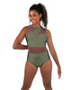 Solid Lycra Ambition Sleeveless Leotard