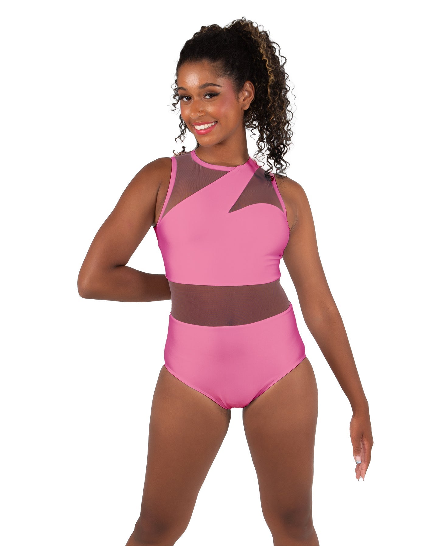Solid Lycra Ambition Sleeveless Leotard