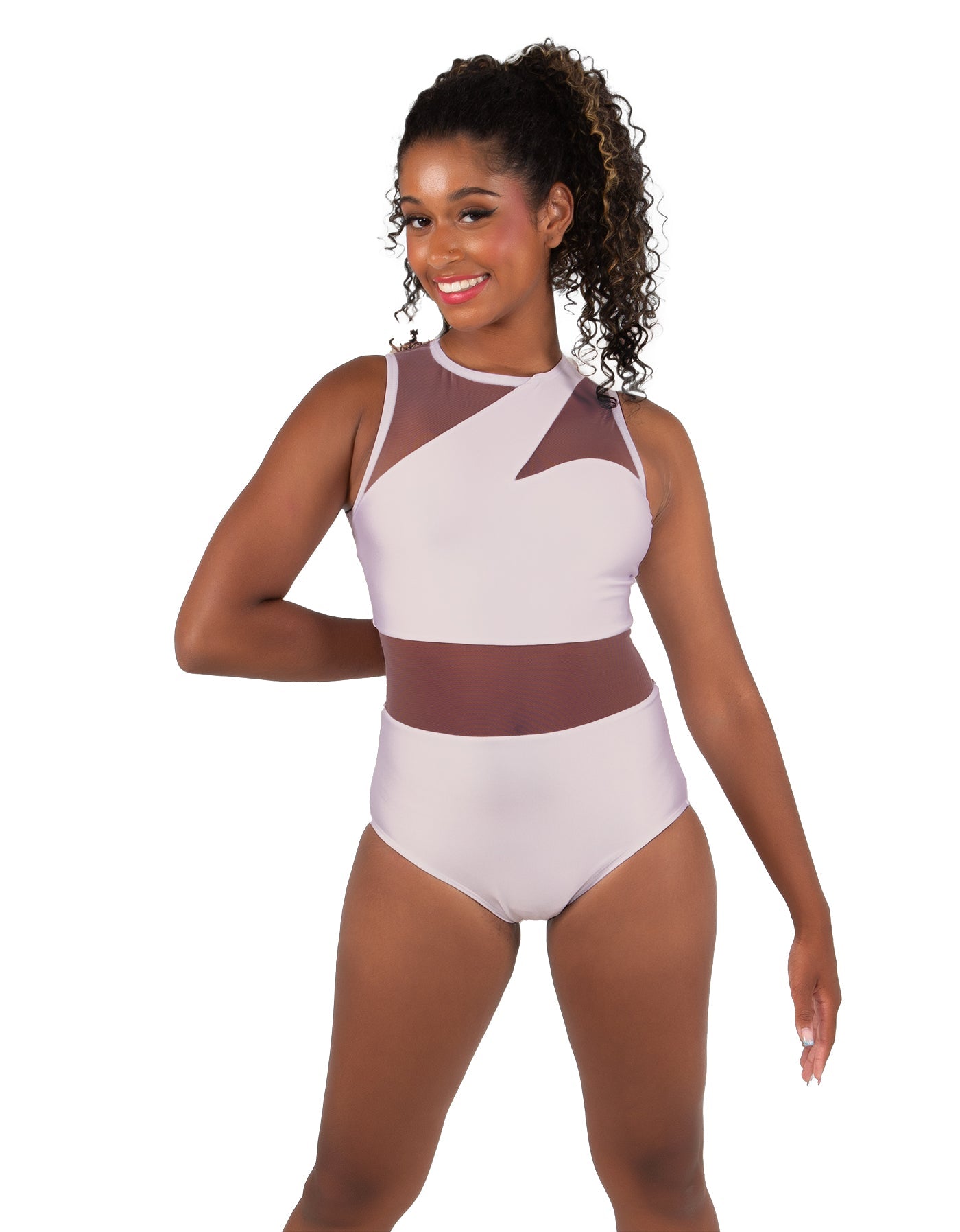 Solid Lycra Ambition Sleeveless Leotard