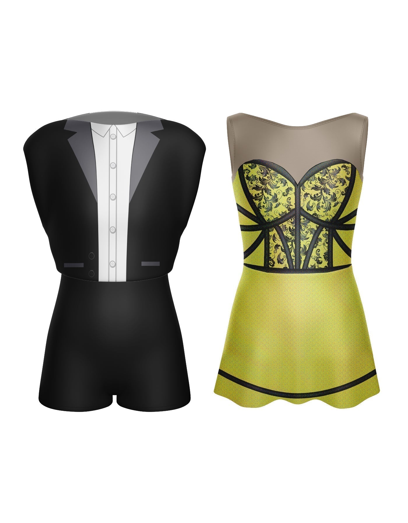 Do You Believe in Magic Convertible Mesh Sweetheart Dress