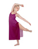 Solid Chiffon Long Panel Dress
