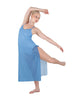 Solid Chiffon Long Panel Dress