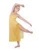 Solid Chiffon Long Panel Dress