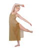 Solid Chiffon Long Panel Dress