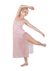 Solid Chiffon Long Panel Dress