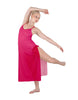 Solid Chiffon Long Panel Dress