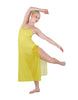 Solid Chiffon Long Panel Dress