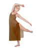 Solid Chiffon Long Panel Dress